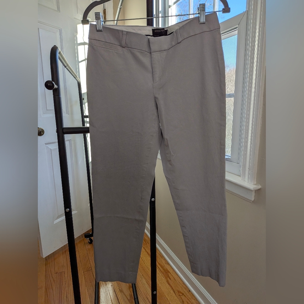 Banana Republic Gray Sloan Fit Trousers